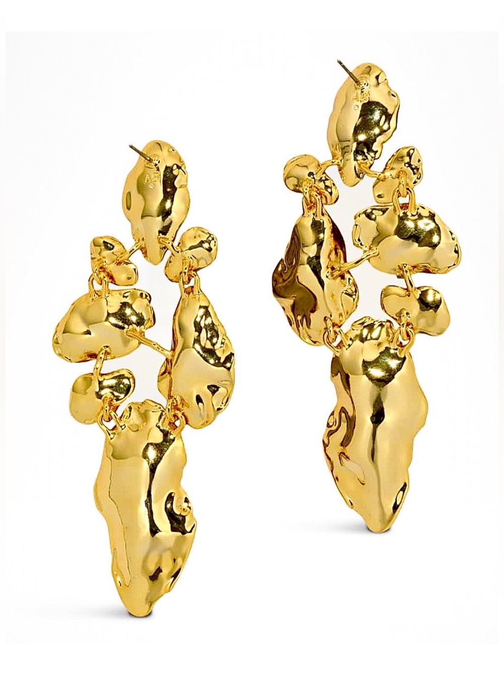 Alexis Bittar Brut Mosaic Statement Earrings - Picture 5 of 7